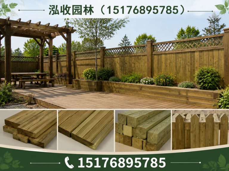 伊春京津冀防腐木工程展示图